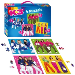 K3 4in1 Puzzel - Sterretjes-Studio 100 Online
