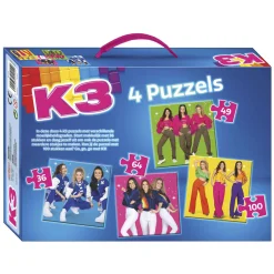K3 4in1 Puzzel - Sterretjes-Studio 100 Online