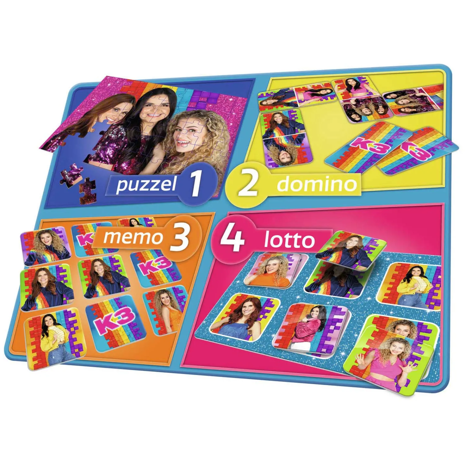 K3 4-in-1 Spellendoos-Studio 100 Sale