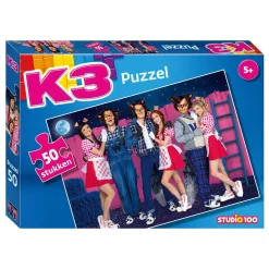 Studio 100 K3 Legpuzzel 3 Biggetjes en de Wolven, 50st. Clearance