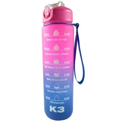K3 Motiverende Drinkfles 1L-Studio 100 Clearance