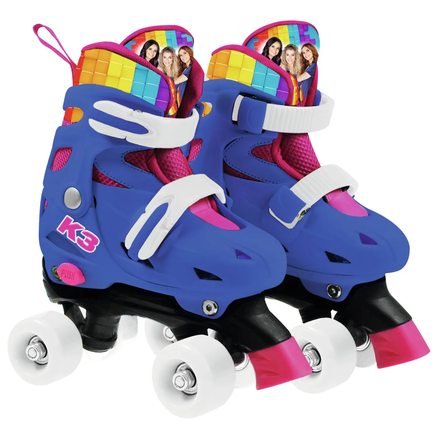 Studio 100 K3 Rolschaatsen Regenboog, maat 34-37 New