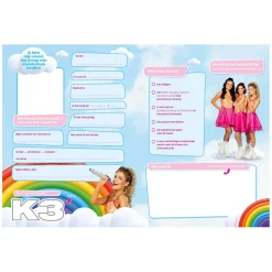 K3 Vriendenboek - Lied van de Zeemeermin-Studio 100 New