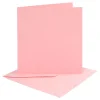 Kaarten en Enveloppen Roze, 4st.-Creativ Company Online