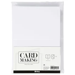 Creativ Company Kaarten en Enveloppen Wit, 50st. Sale