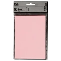 Creativ Company Kaarten Lichtroze 10,5x15cm, 10st.