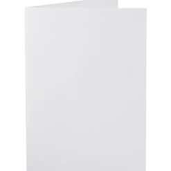 Kaarten Wit 225gr, 10st.>Creativ Company Hot