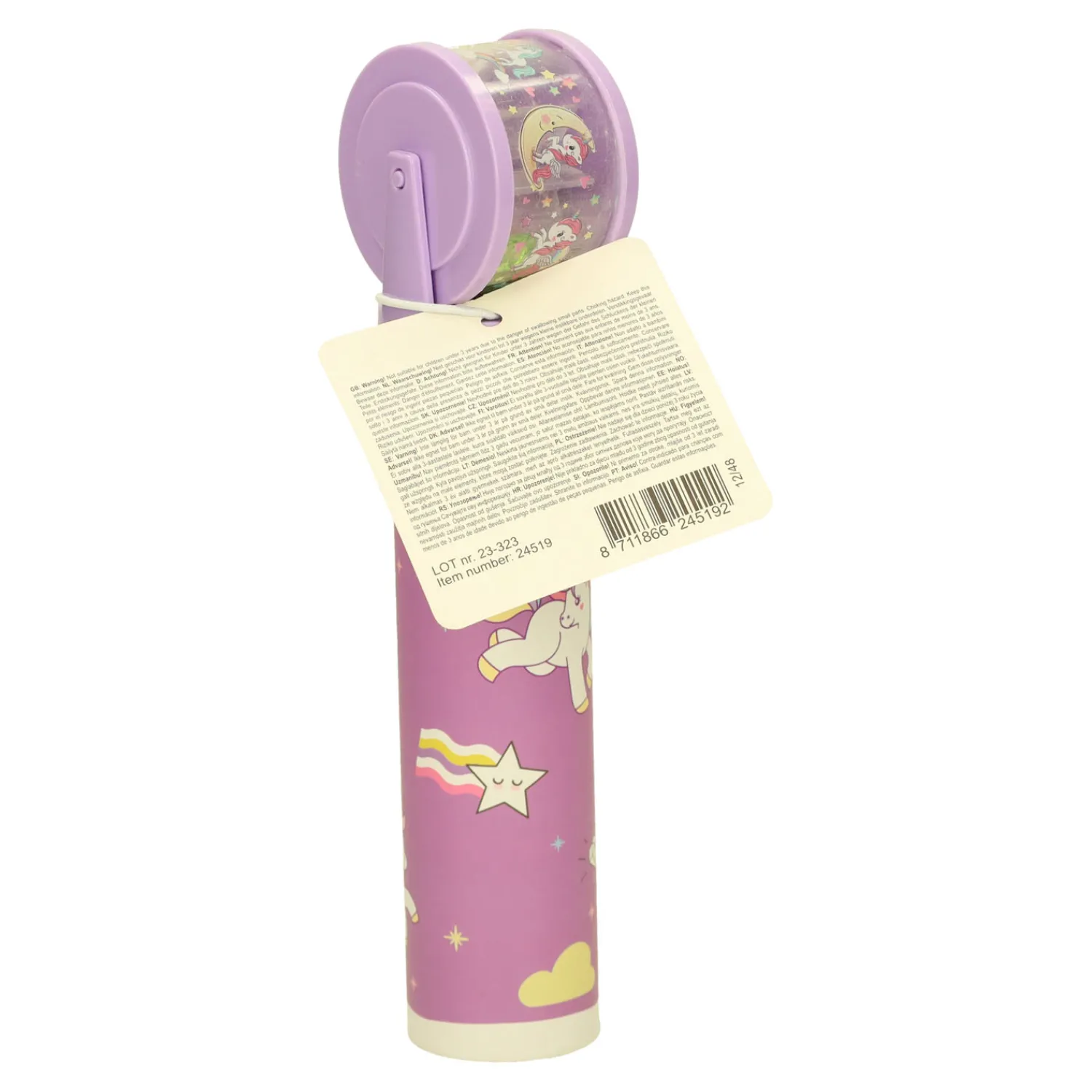 Johntoy Kaleidoscoop Eenhoorn met Draaiende Lens Clearance