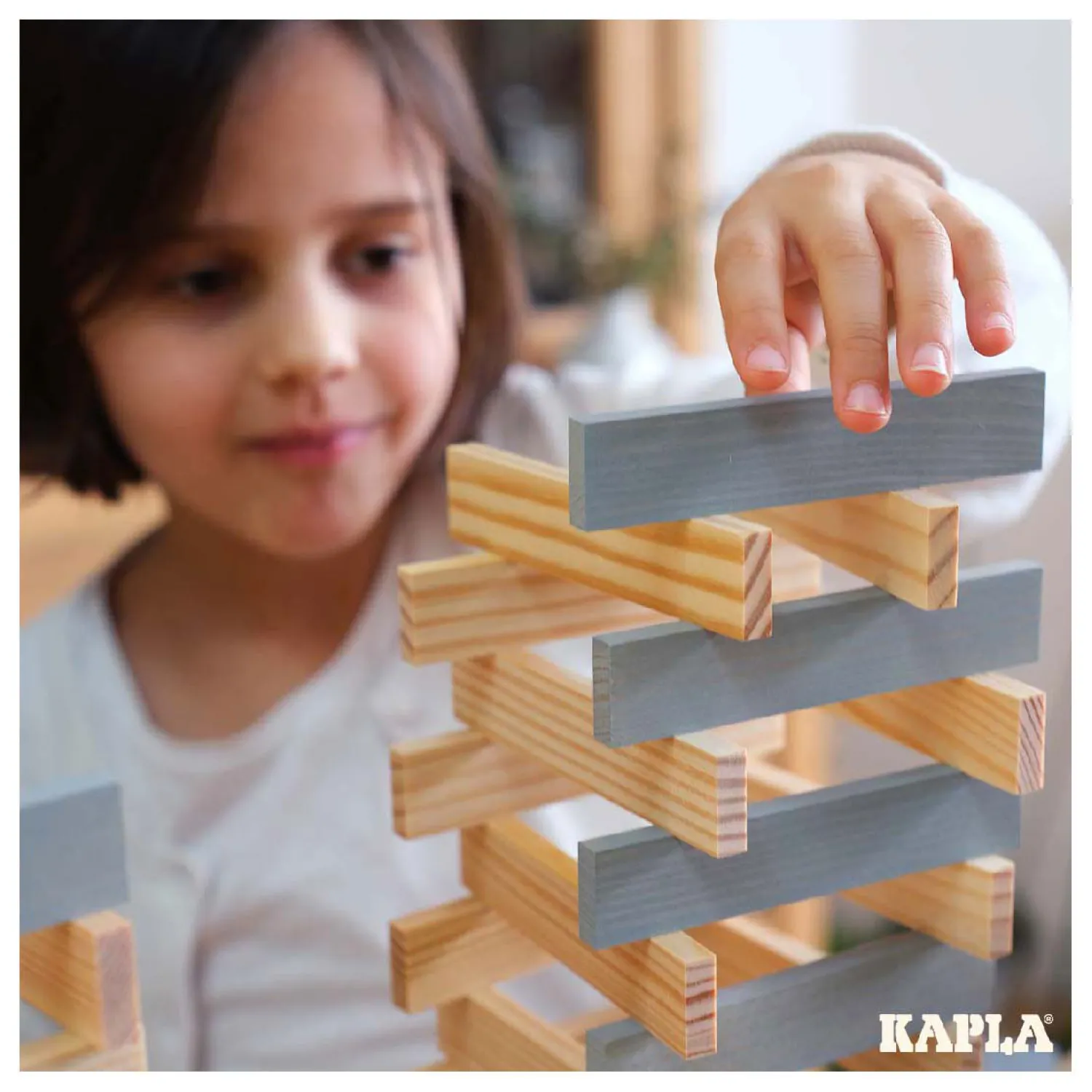 40 Plankjes Grijs-KAPLA Best