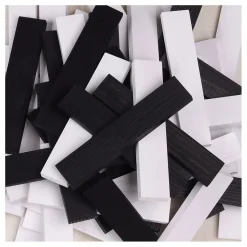 Kist 100 Plankjes - Zwart/Wit><noscript><img width=