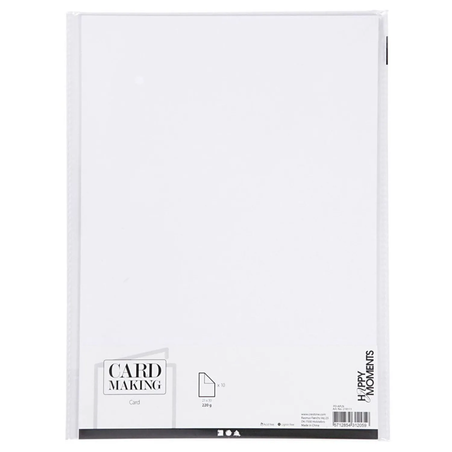 Creativ Company Karton Wit A4 220g, 10st. Discount