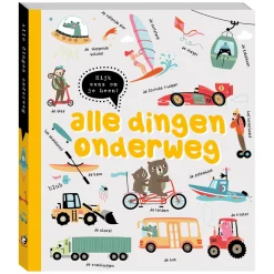 Kartonboek Kijk eens om je heen - Alle dingen onderweg Clearance