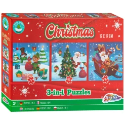 Kerst 3-in-1 Puzzel-Grafix Best