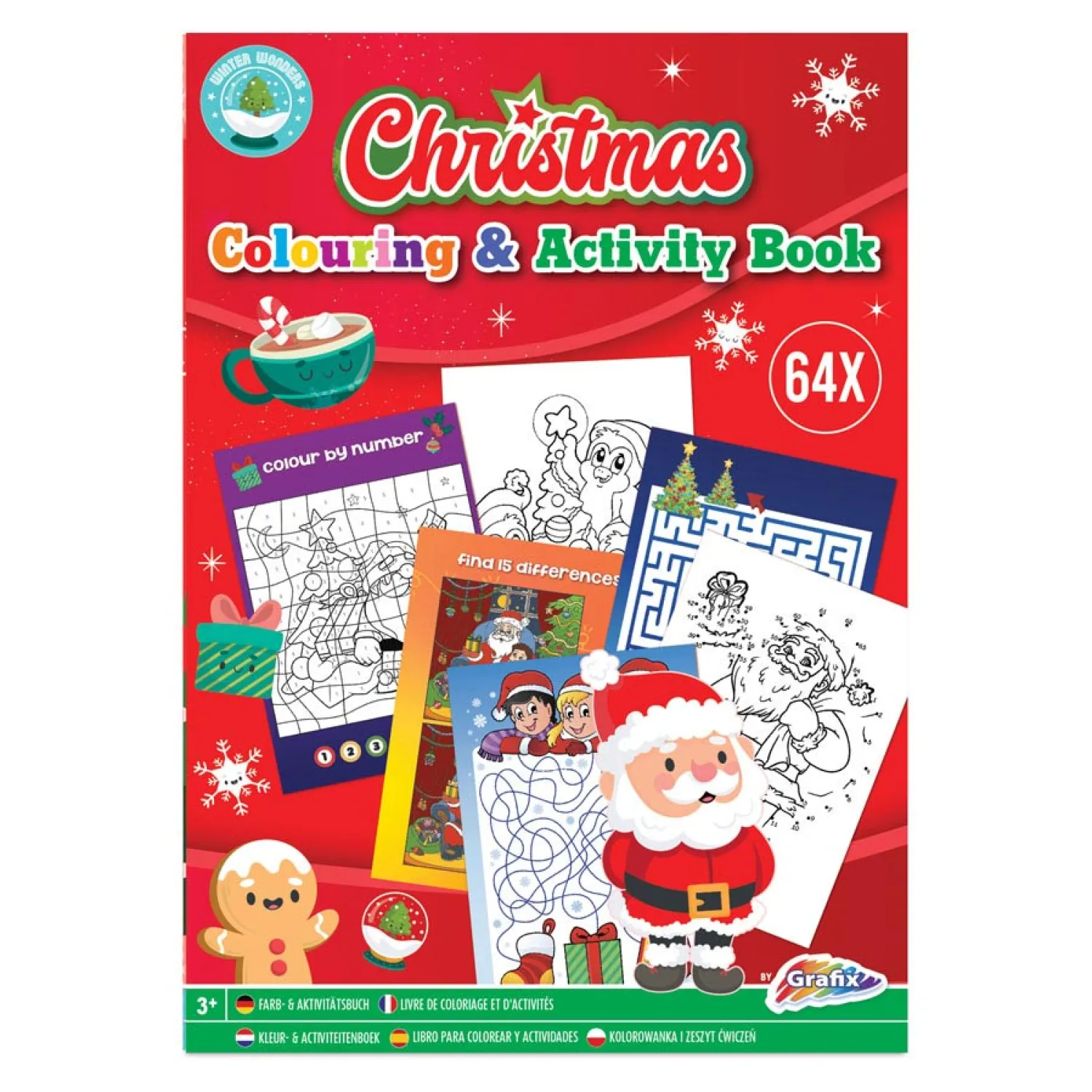 Kerst Kleur- en Activiteitenboek A4>Grafix New