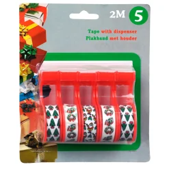 Kerst Plakband, 5st> Outlet
