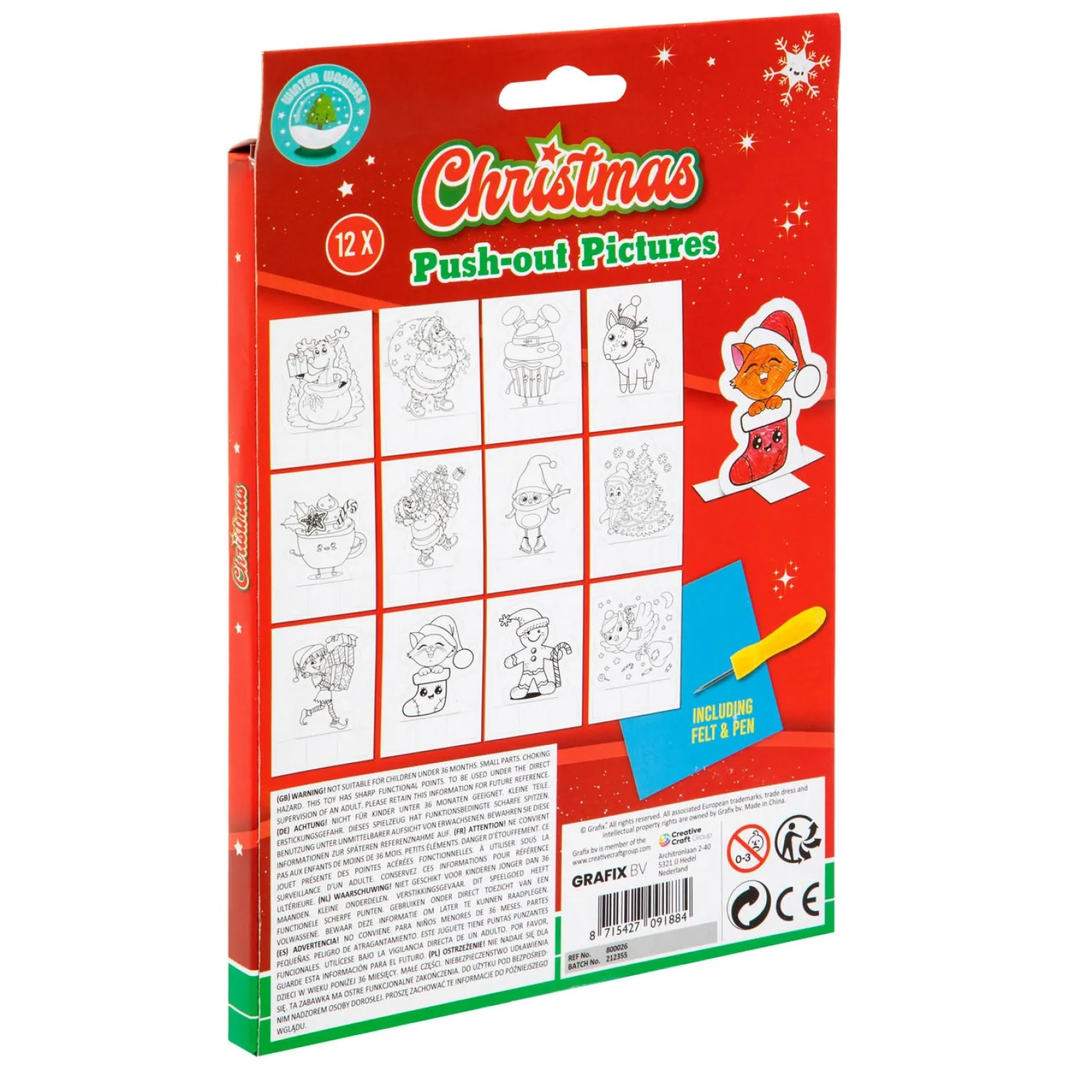 Kerst Prikblok>Grafix New