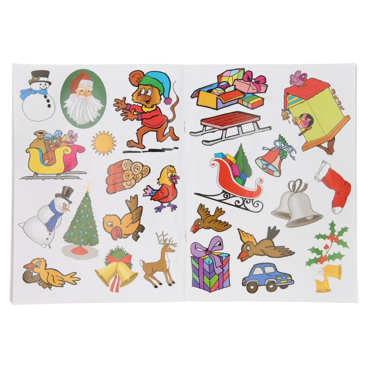 Kerst Sticker- en Kleurboek-Boek Specials Nederland BV Sale