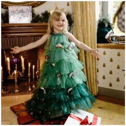 Kerstboomjurk met Haarband - 3-4 Jaar-Great Pretenders Sale