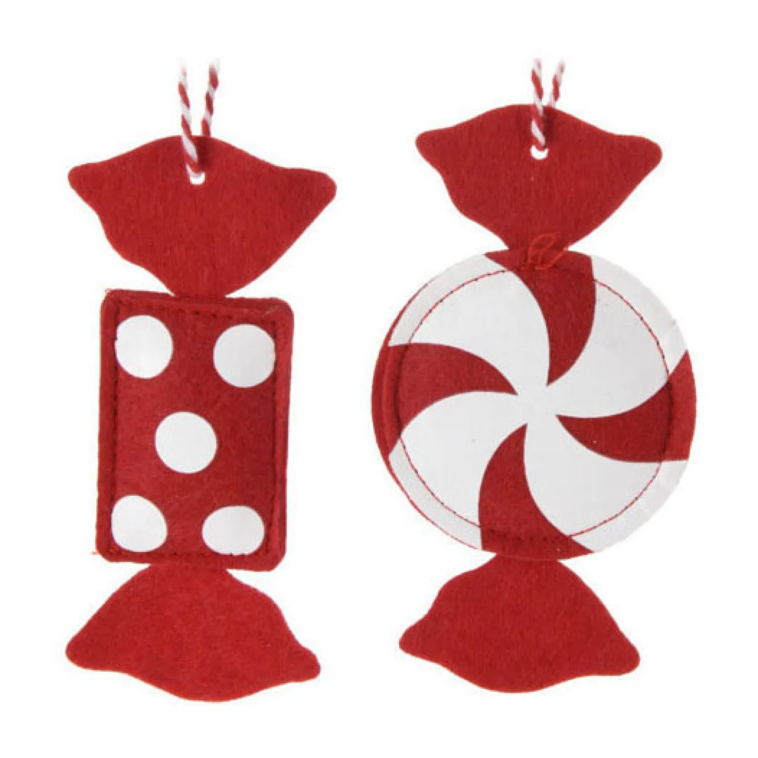 Kersthangers Vilt Snoep, Set van 12> New