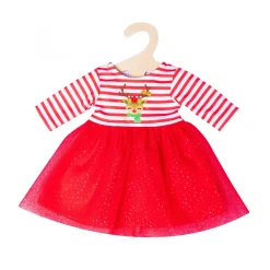 Kerstjurk met Haarband Rendier, maat 35-45 cm-Heless New