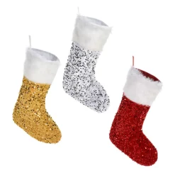 Kerstsok met Pailletten> Sale