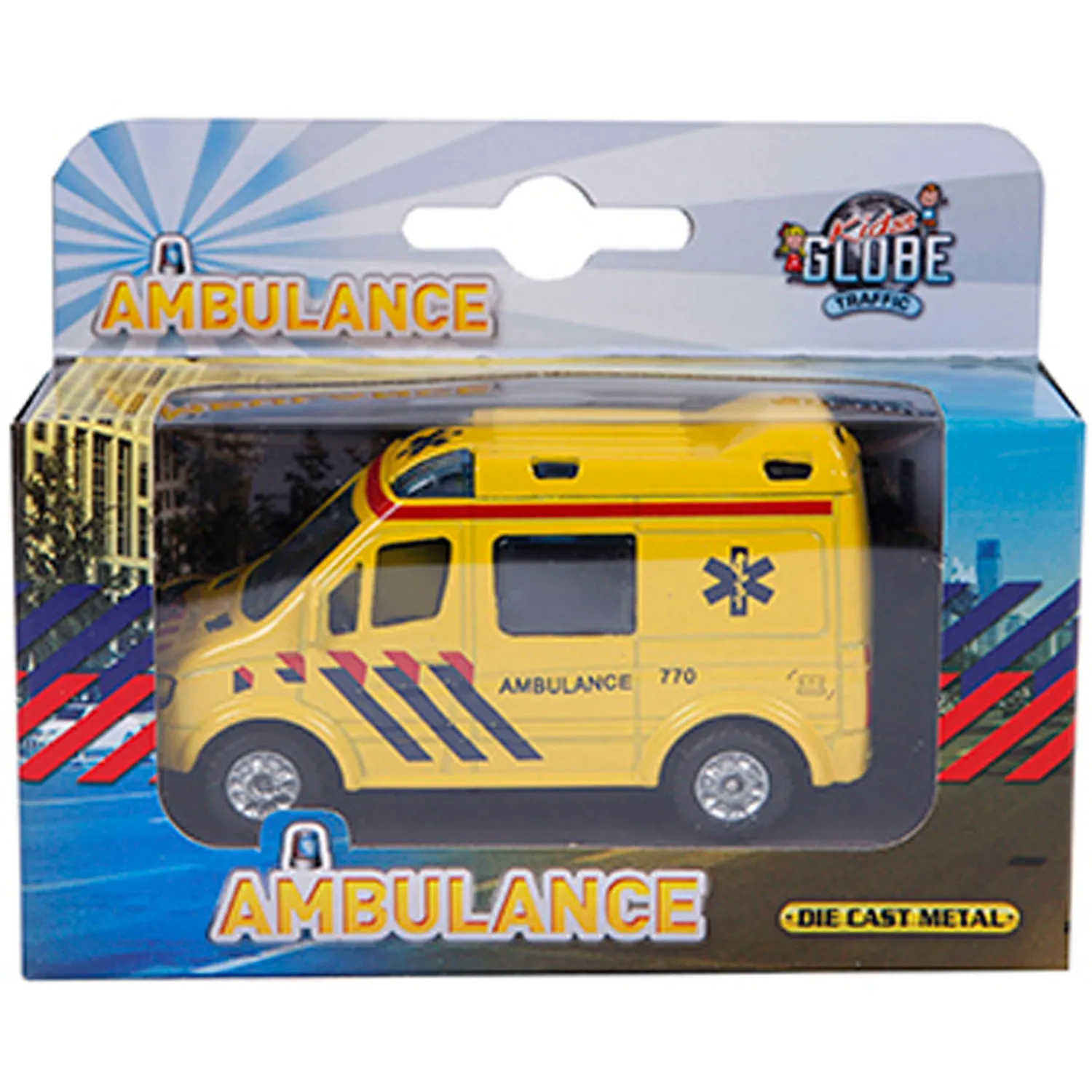 Kids Globe Die-cast Ambulance NL Clearance