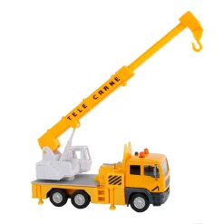 Kids Globe Hijskraan Die-cast met Licht en Geluid, 15cm