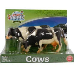 Koe Zwart/wit Staand 1:32, 2st>Kids Globe Clearance