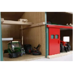 Landbouwloods met Berging 1:32-Kids Globe New