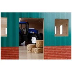 Kids Globe Landbouwloods Hout Voor 3 Tractoren, 1:16 Online