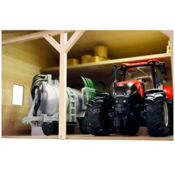 Kids Globe Landbouwloods Hout Voor 3 Tractoren, 1:16 Online