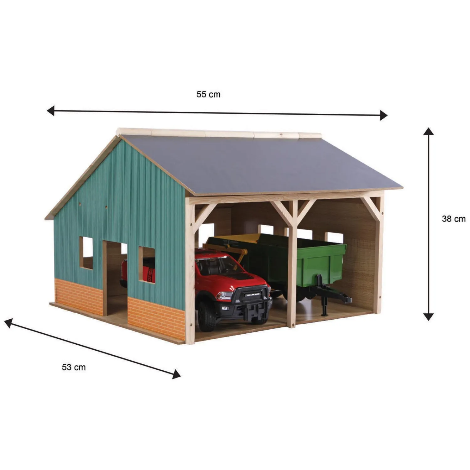 Loods Voor 2 Tractoren, 1:16>Kids Globe Discount