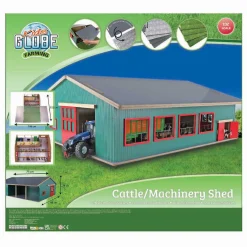 Kids Globe Loopstal met Berging en Weiland 1:32 Sale