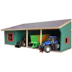 Kids Globe Loopstal met Berging en Weiland 1:32 Sale