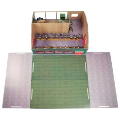 Kids Globe Loopstal met Berging en Weiland 1:32 Sale