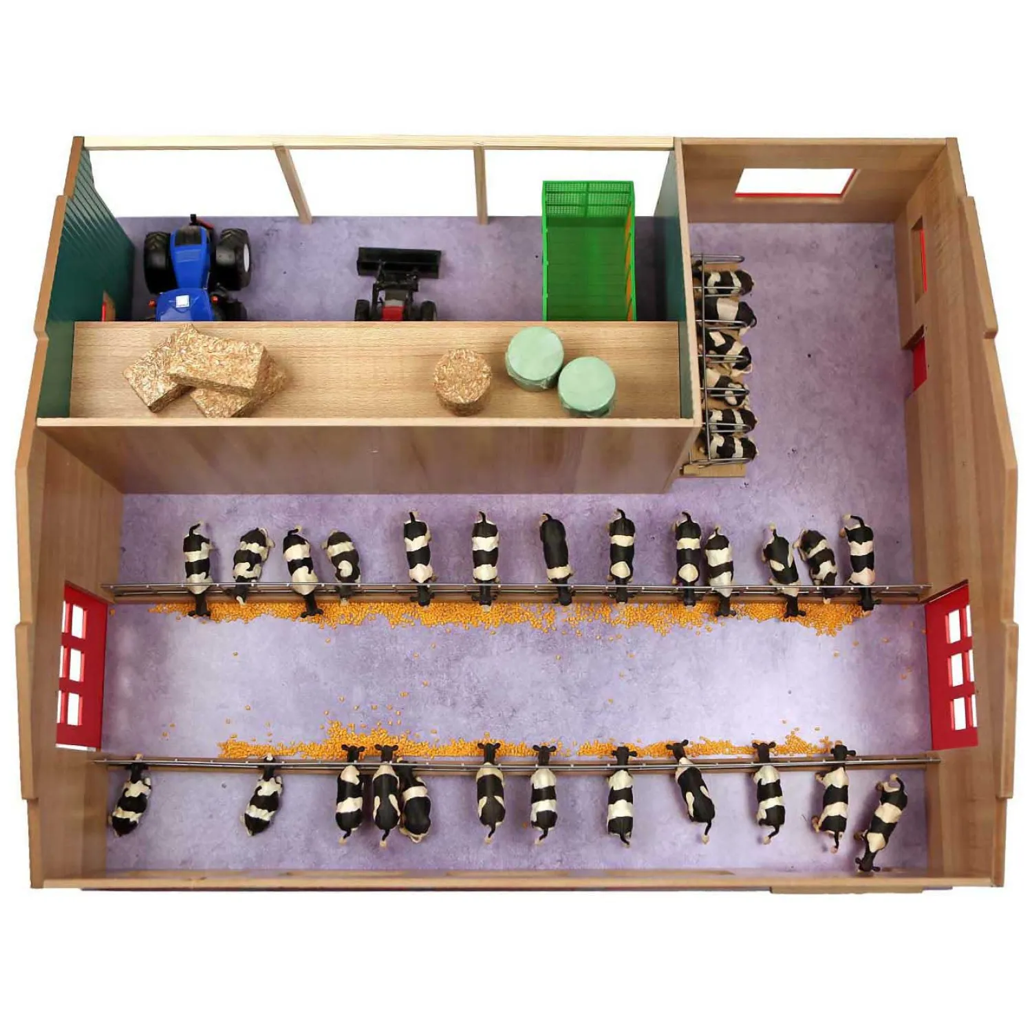 Kids Globe Loopstal met Berging en Weiland 1:32 Sale