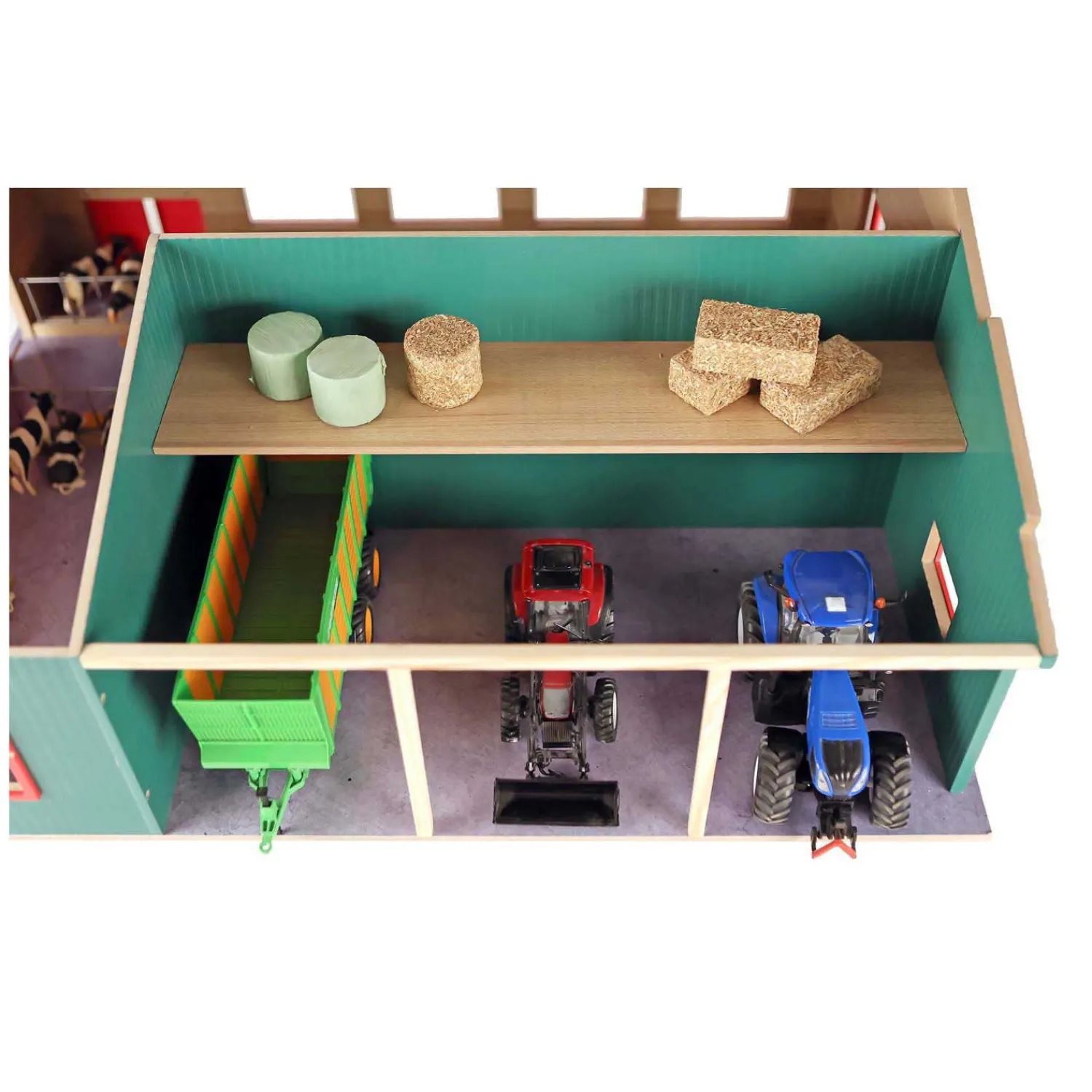 Kids Globe Loopstal met Berging en Weiland 1:32 Sale