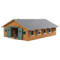 Kids Globe Paardenstal Hout Met 9 Paardenboxen 1:32 Outlet