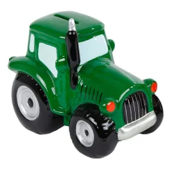 Kids Globe Spaarpot Aardewerk Tractor Groen Discount