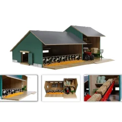 Stal met Landbouwloods 1:32-Kids Globe Best