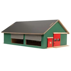 Kids Globe Stal met Windbreekgaas 1:32