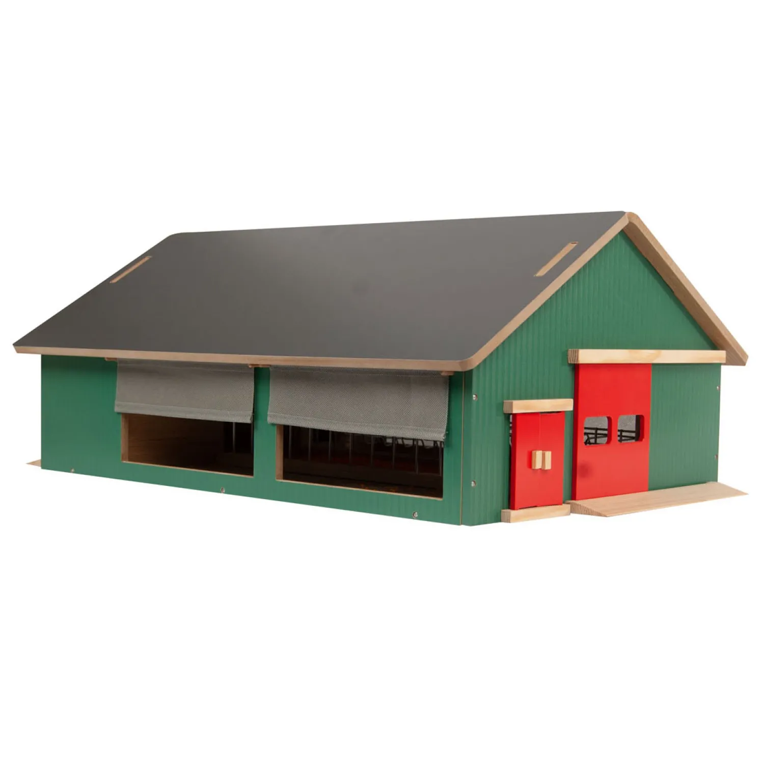 Kids Globe Stal met Windbreekgaas 1:32