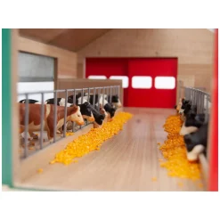 Kids Globe Stal met Windbreekgaas 1:32