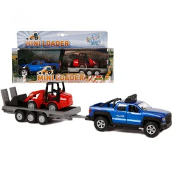 Kids Globe Terreinwagen met Aanhanger en Shovel, 30cm Best