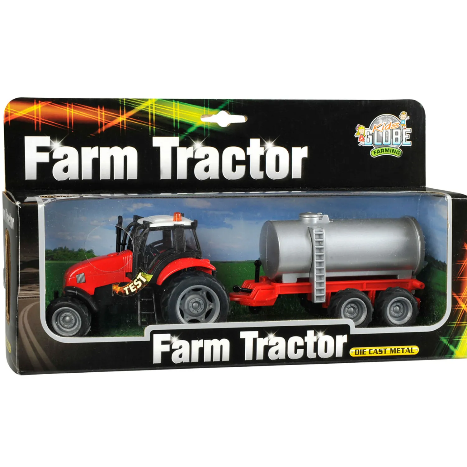 Tractor met Aanhanger Licht & Geluid 1:32>Kids Globe Online