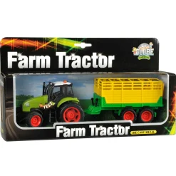 Tractor met Aanhanger Licht & Geluid 1:32><noscript><img width=