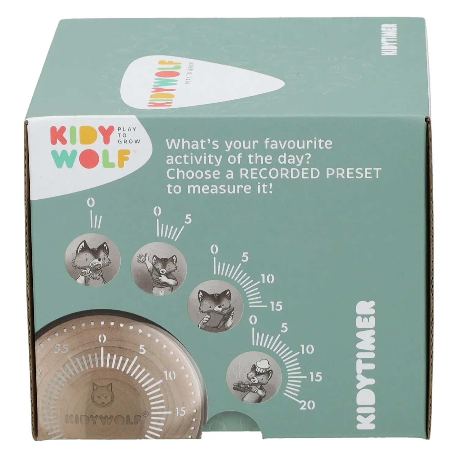 Kidytimer Timer Groen>Kidywolf