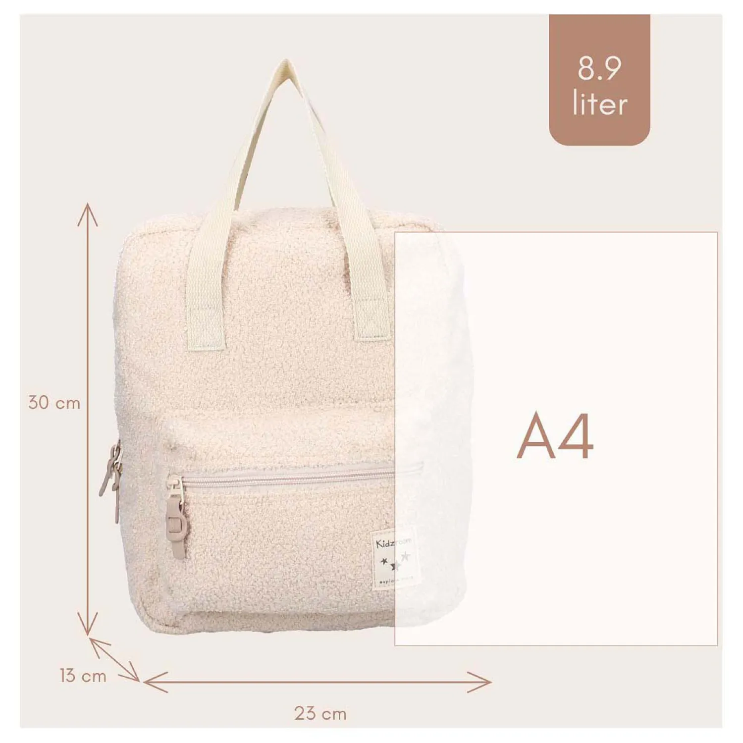 Rugzak Berlin Soft Whispers Beige-Kidzroom Clearance