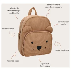 Rugzak Porto Beary Excited Bruin><noscript><img width=