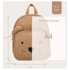 Rugzak Porto Beary Excited Bruin><noscript><img width=